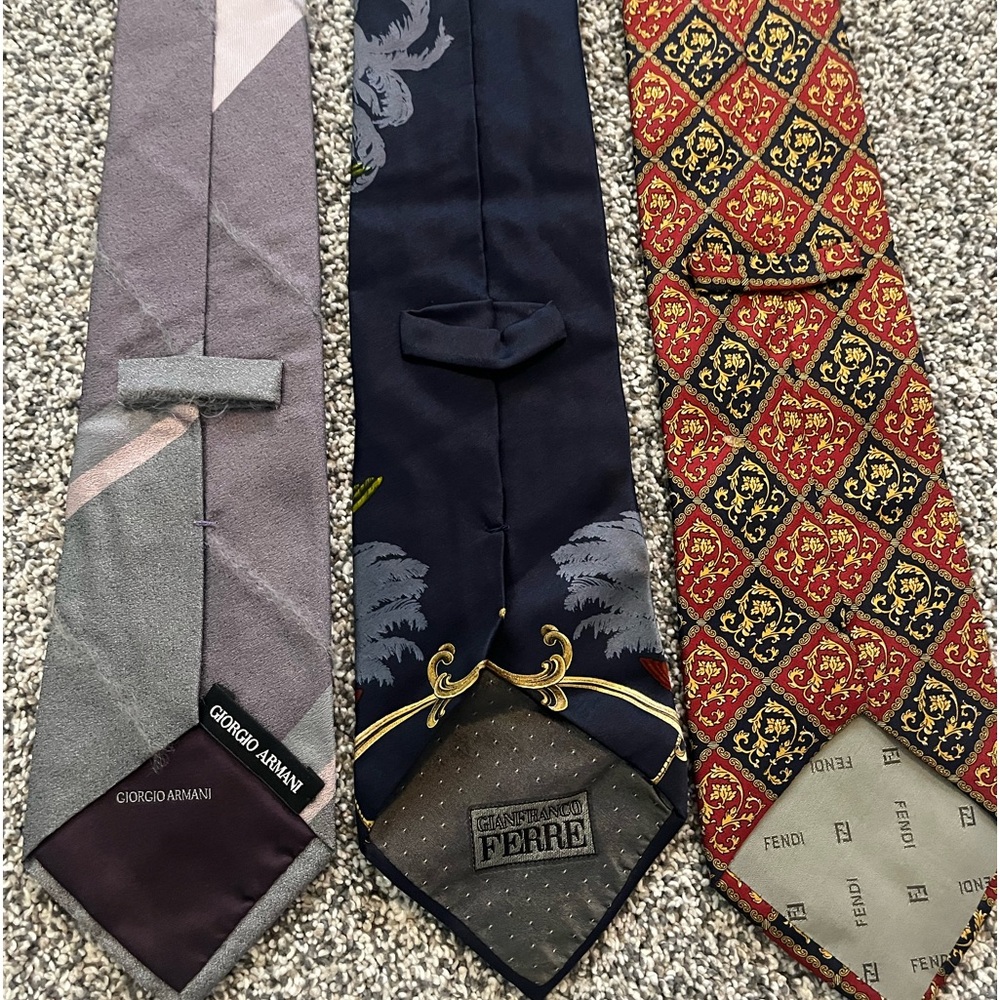 BUNDLE OF THREE TIES MENS